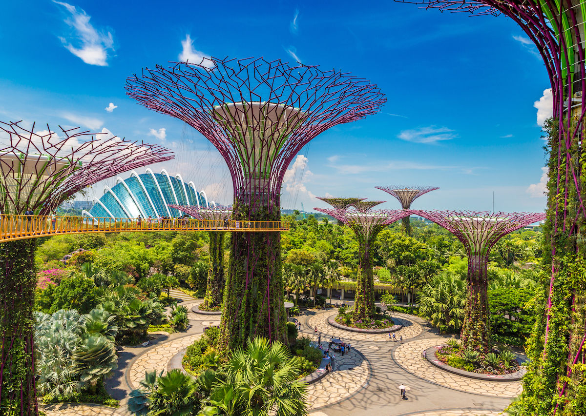World Landscape Month: Gardens by the Bay – Each Green Corner, image size:1200x853